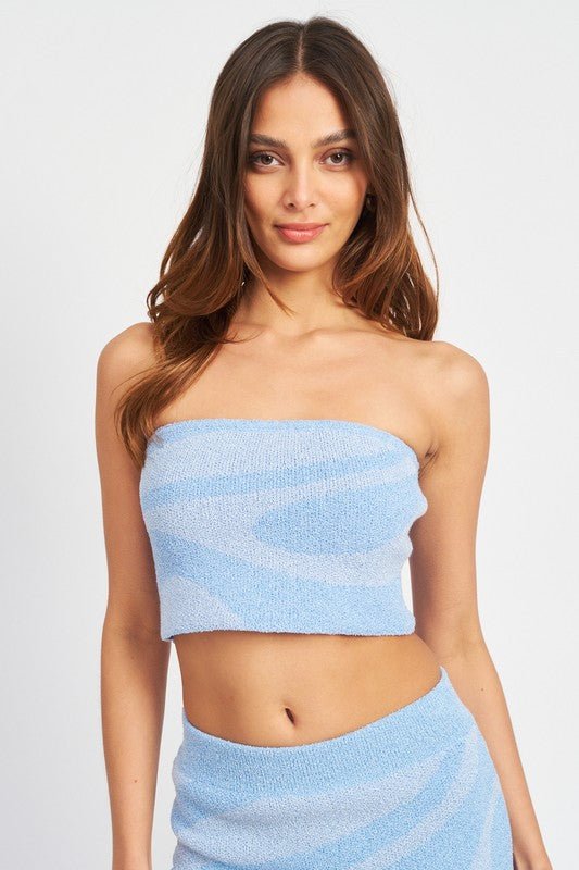 COLOR BLOCKED TUBE TOP - Robbi & Angel