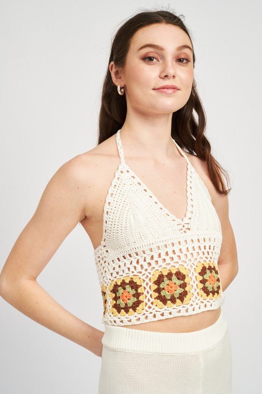 CROCHET HALTER TOP - Robbi & Angel