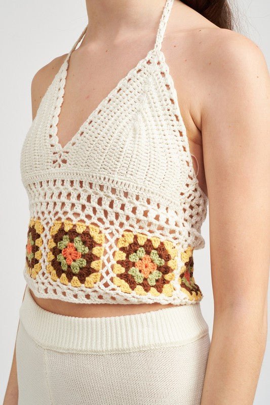 CROCHET HALTER TOP - Robbi & Angel