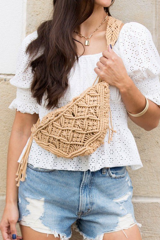 Macrame Sling Bag - Robbi & Angel