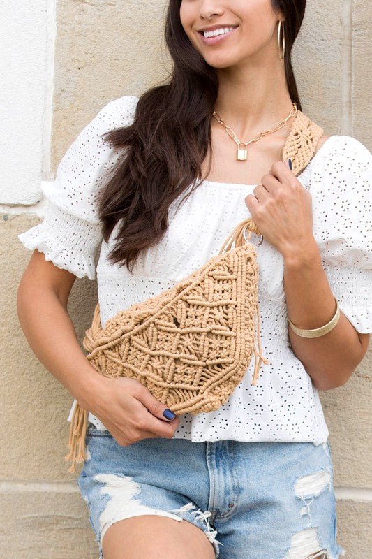 Macrame Sling Bag - Robbi & Angel