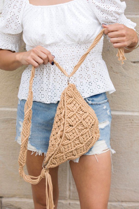 Macrame Sling Bag - Robbi & Angel