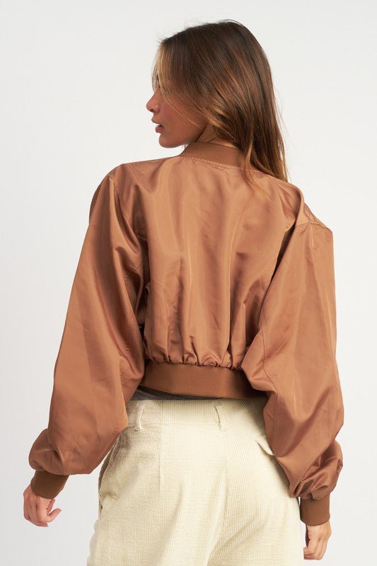 CROPPED BOMBER JACKET - Robbi & Angel