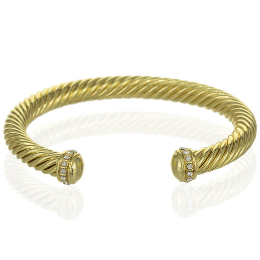 Pave CIRC Fashion Cable Bracelet - Robbi & Angel