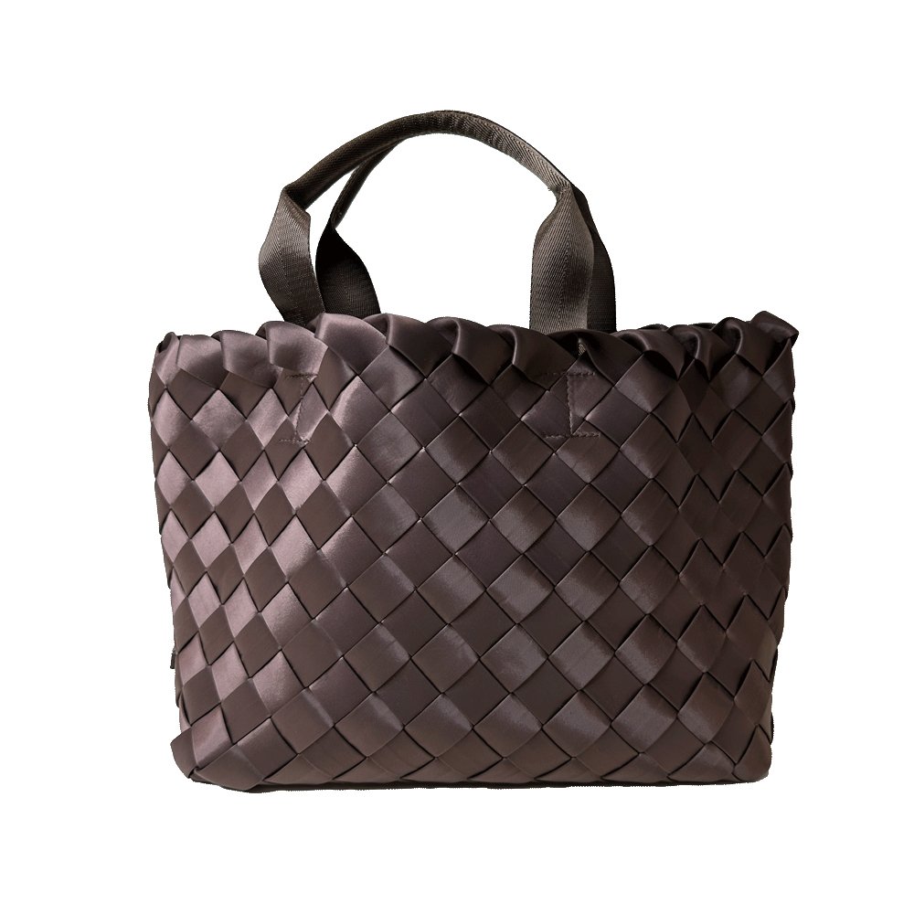 Layla Woven Satin Tote - Robbi & Angel