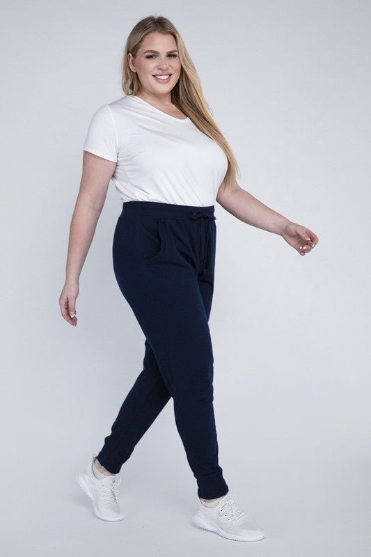 Plus-Size Jogger Pants - Robbi & Angel