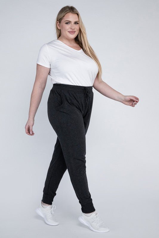 Plus-Size Jogger Pants - Robbi & Angel