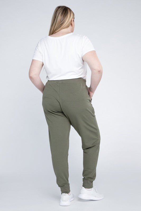 Plus-Size Jogger Pants - Robbi & Angel