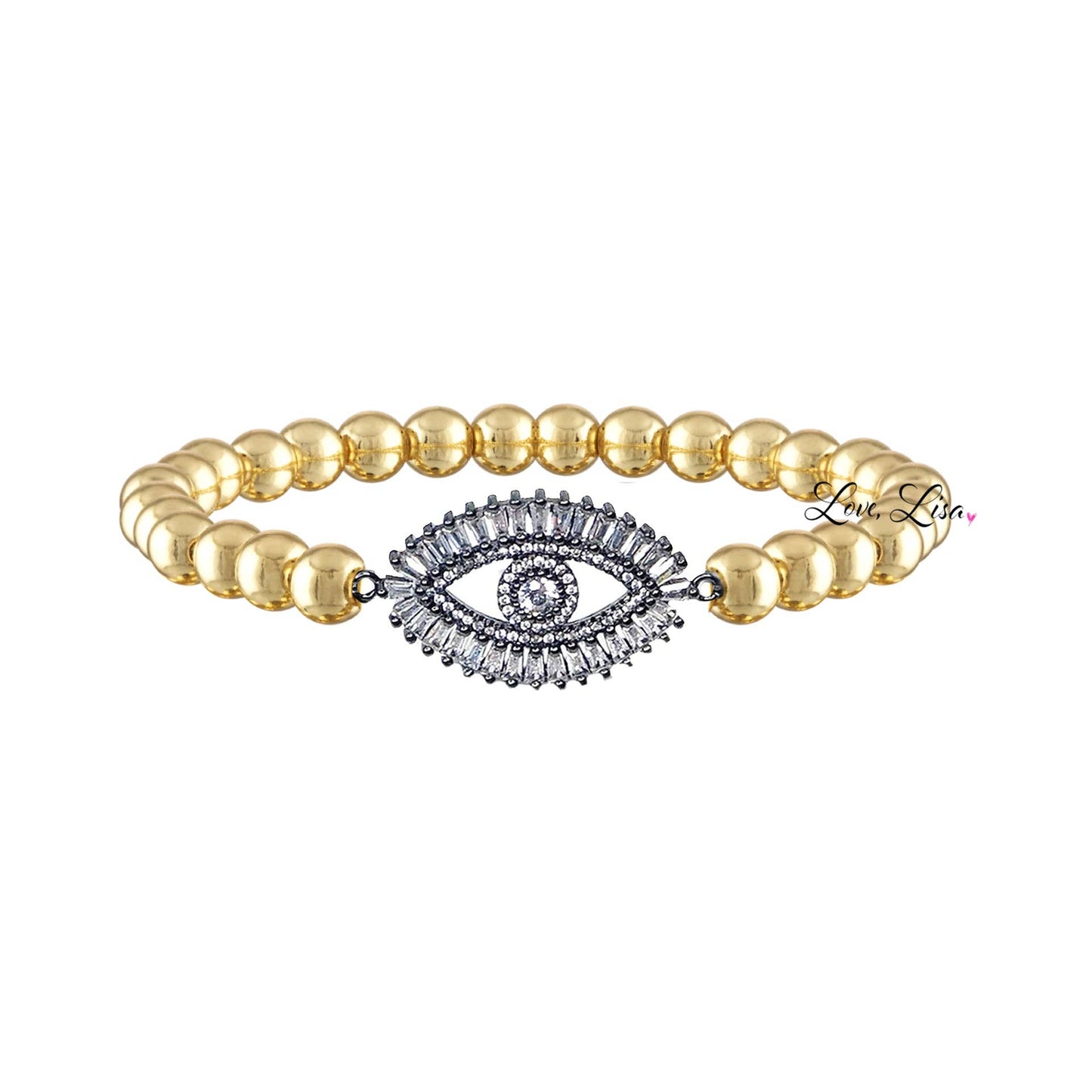 Monica Evil Eye Beaded Bracelet - Robbi & Angel