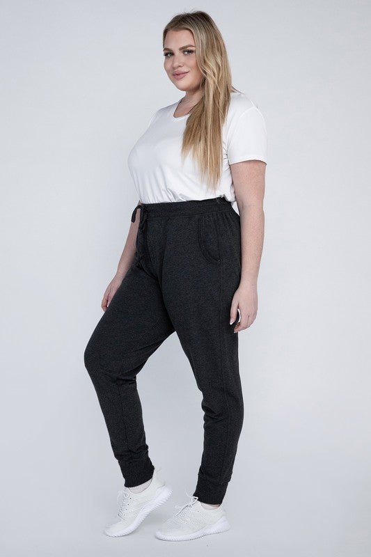 Plus-Size Jogger Pants - Robbi & Angel