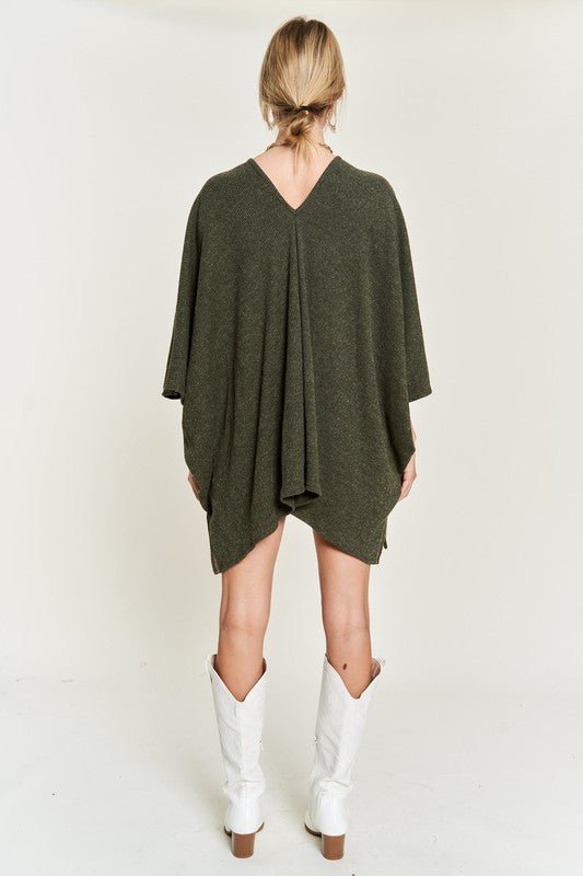 VNECK PONCHO TOP - Robbi & Angel