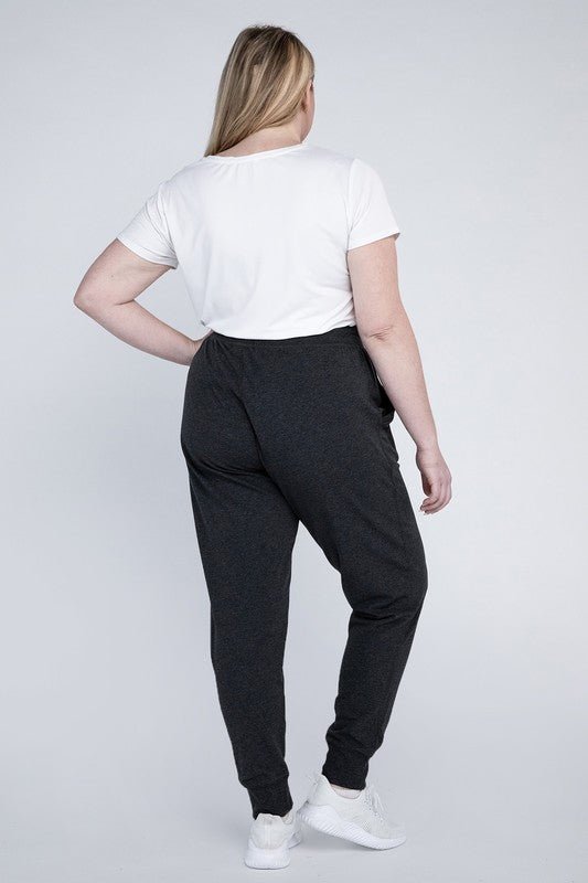 Plus-Size Jogger Pants - Robbi & Angel