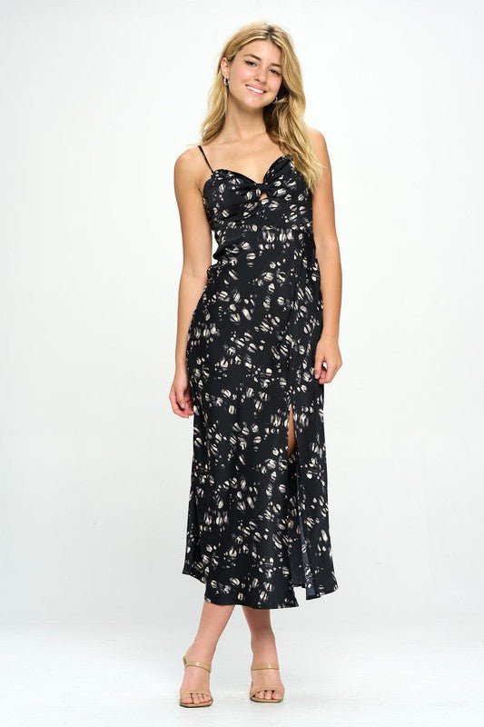 Satin floral maxi dress - Robbi & Angel