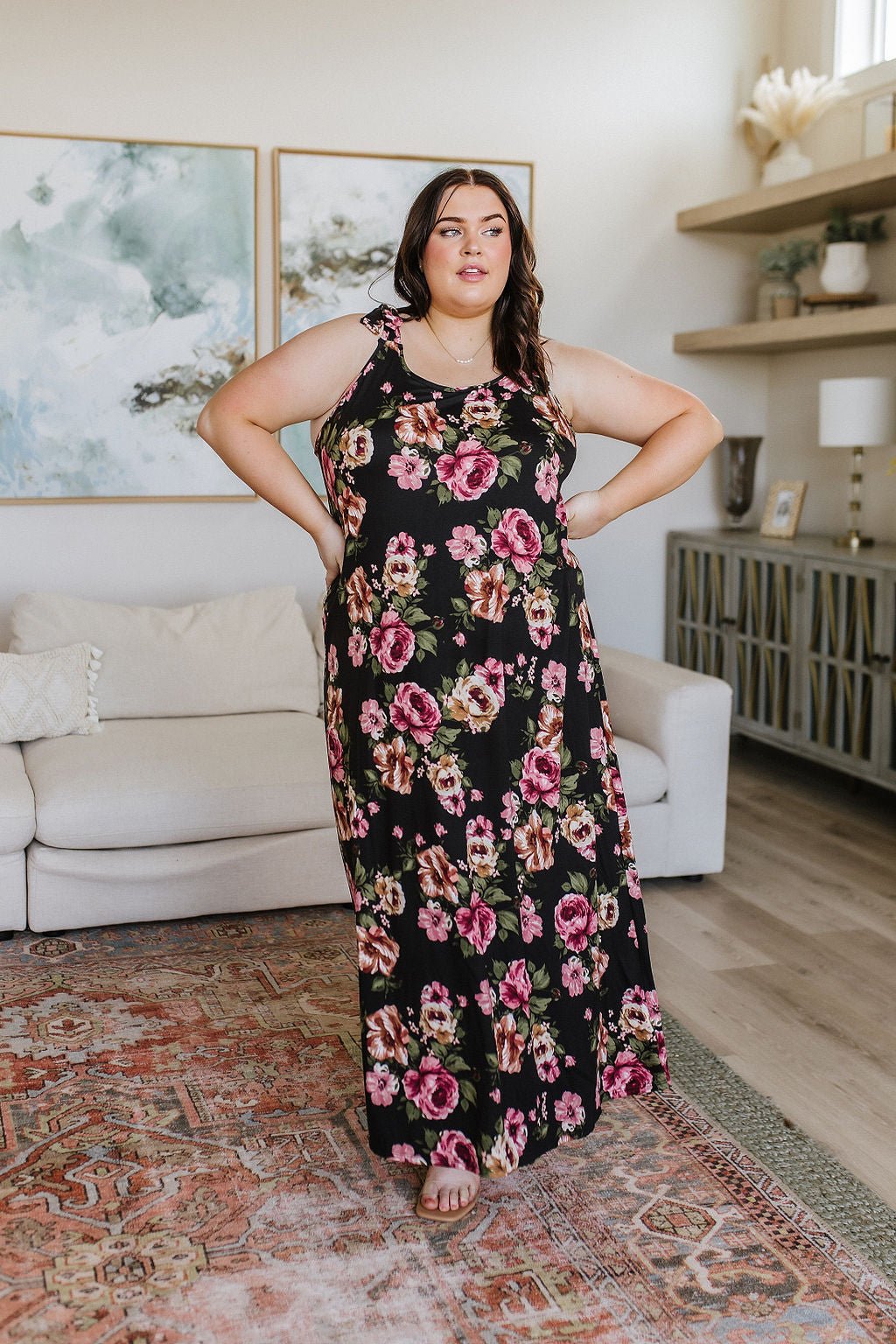 Fortuitous in Floral Maxi Dress - Robbi & Angel