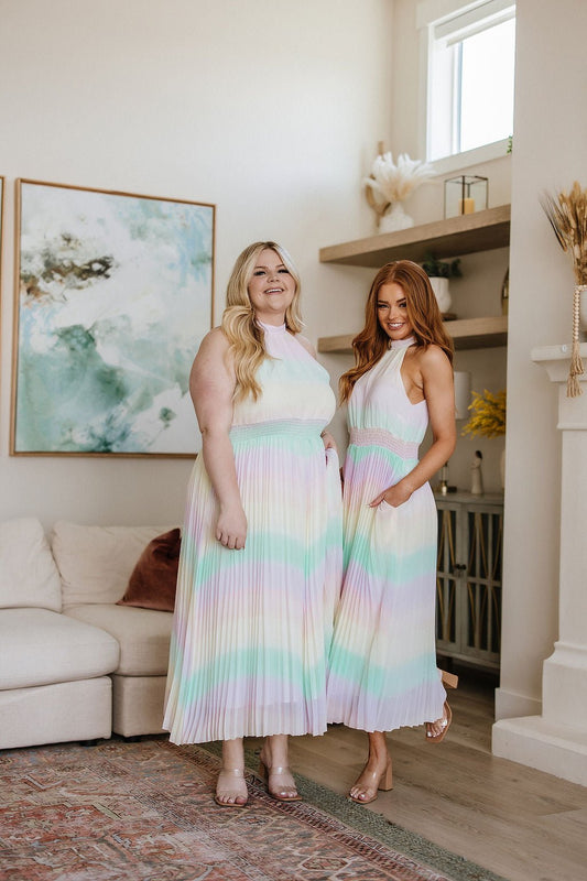 Irresistibly Iridescent Maxi Dress - Robbi & Angel