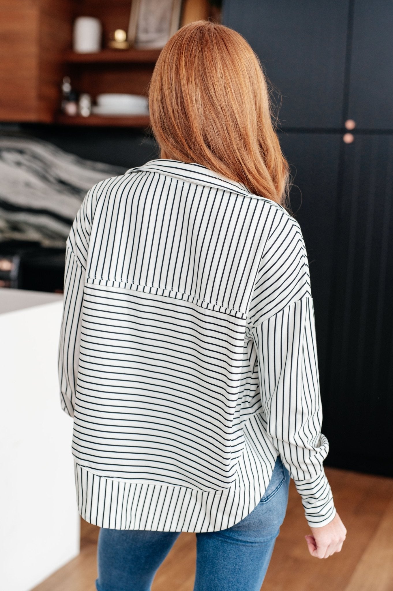 Striped Serendipity Pullover - Robbi & Angel