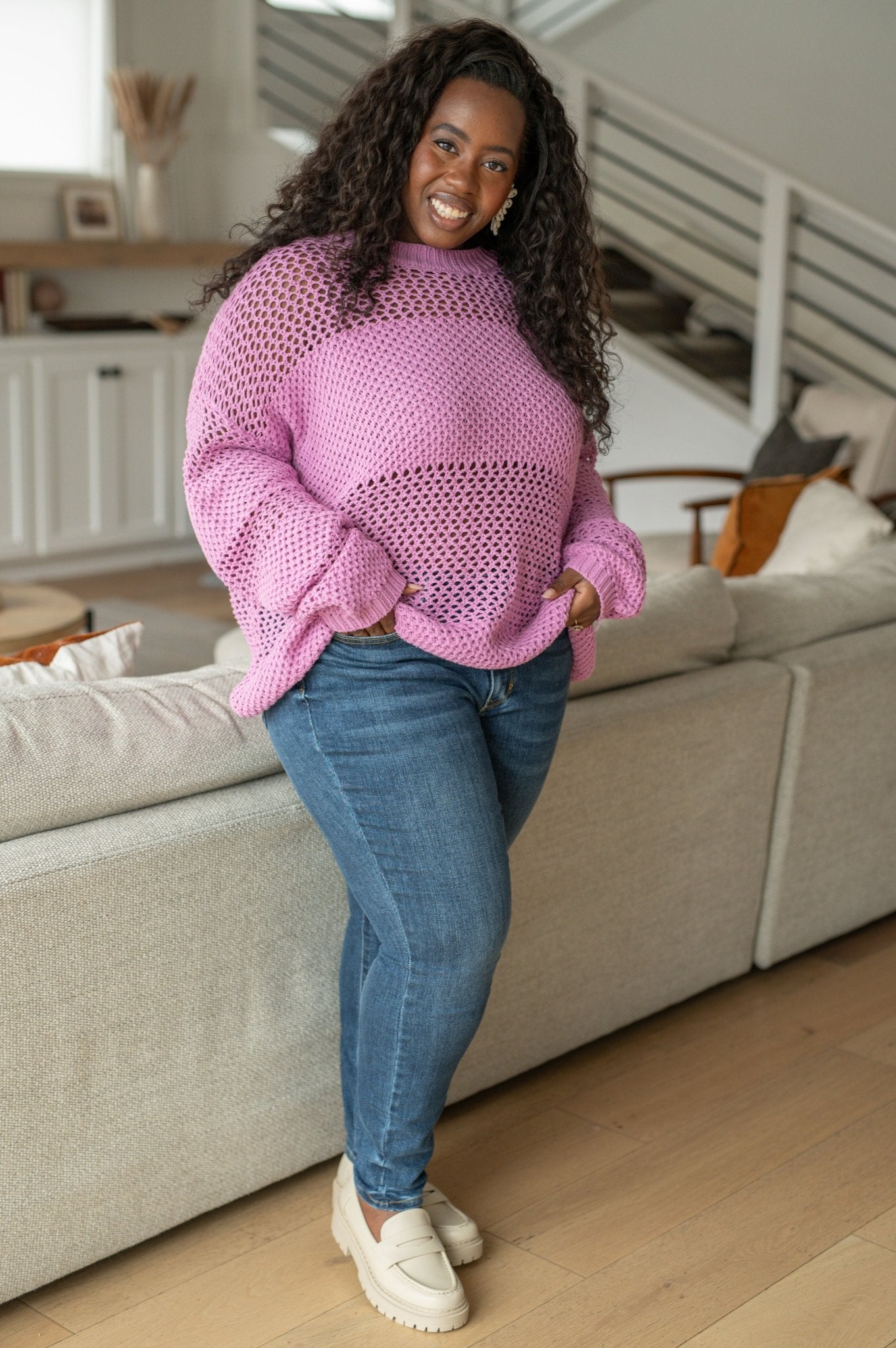 My Latest Love Loose Knit Sweater - Robbi & Angel