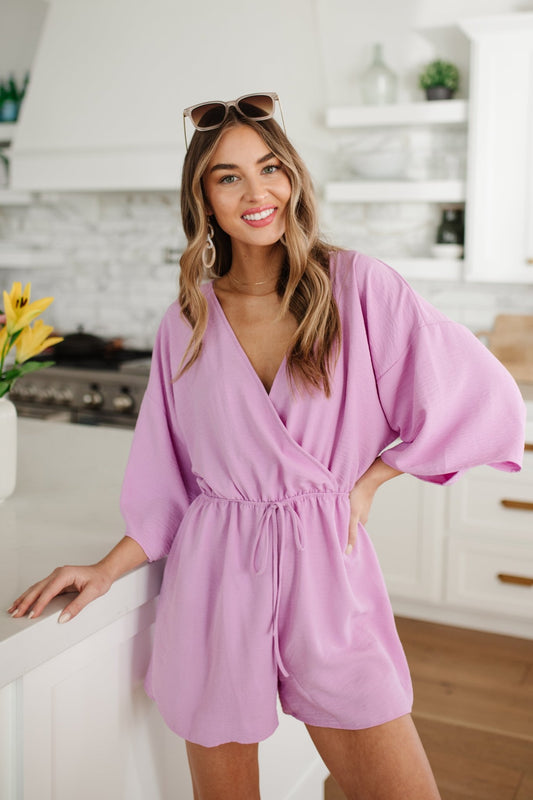 Purple Promise Romper - Robbi & Angel