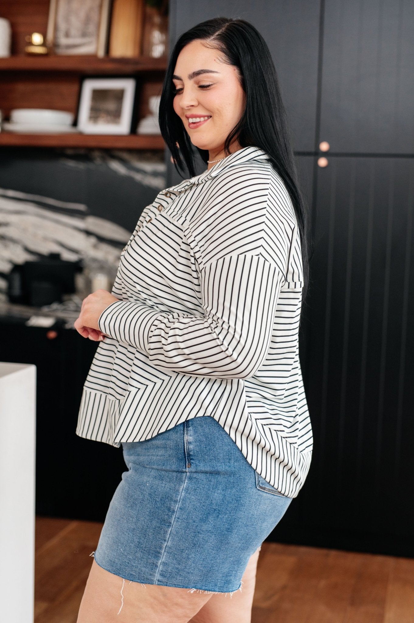 Striped Serendipity Pullover - Robbi & Angel