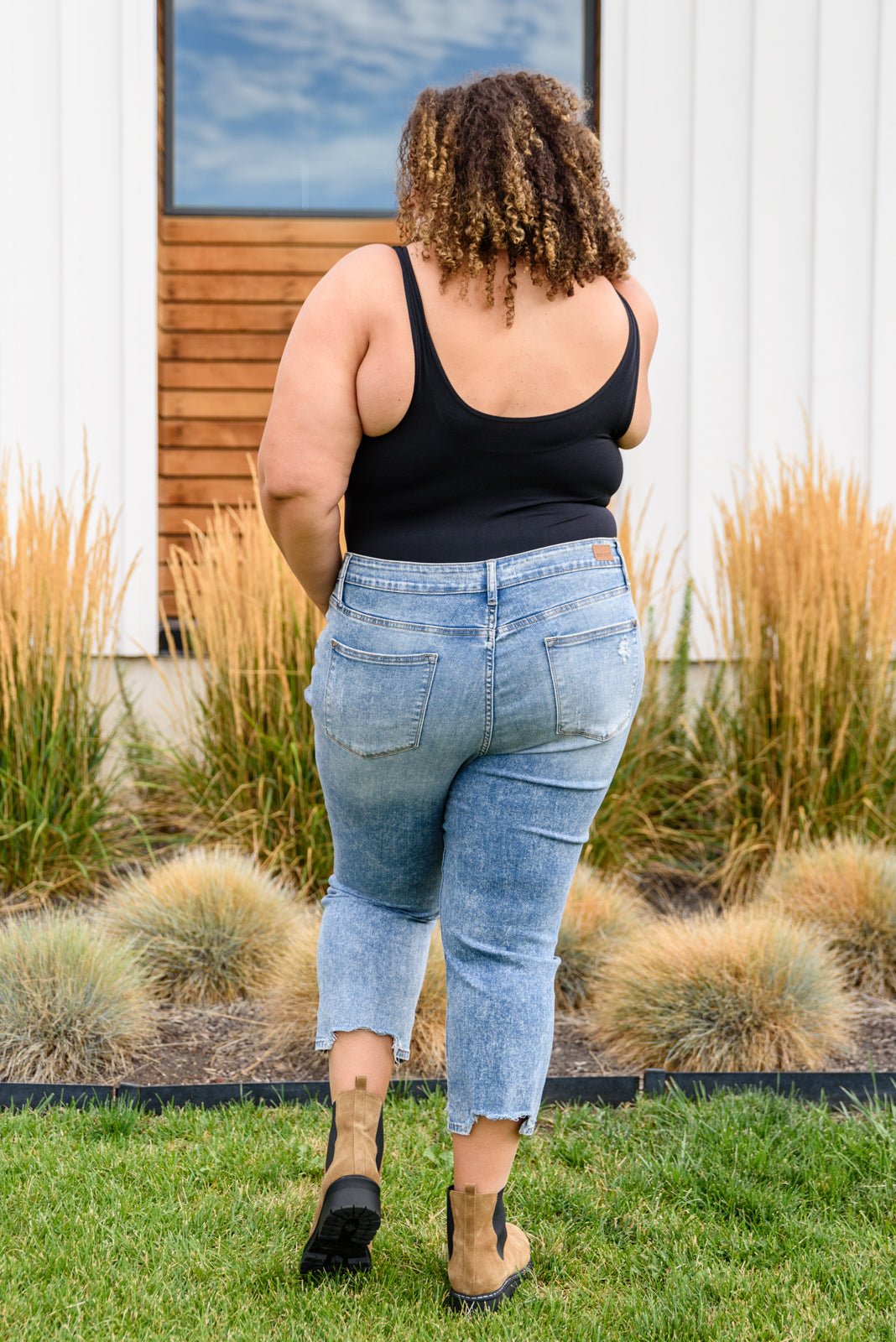 The Basics Bodysuit In Black - Robbi & Angel