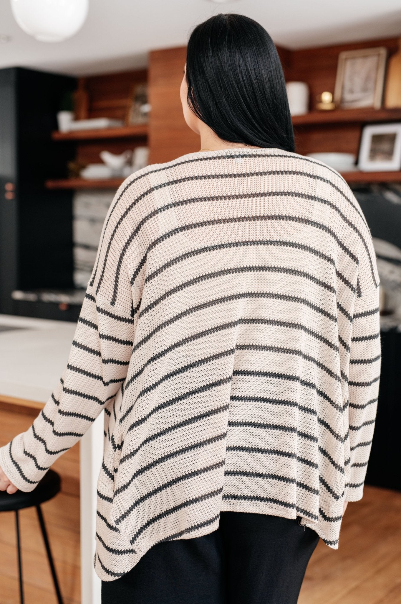 Weekend Adventure Striped Longline Cardigan - Robbi & Angel