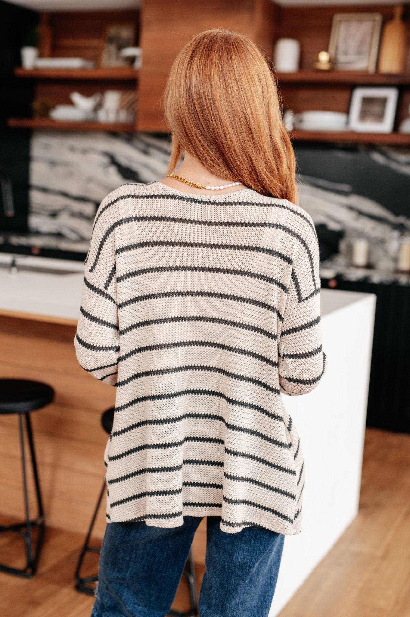 Weekend Adventure Striped Longline Cardigan - Robbi & Angel