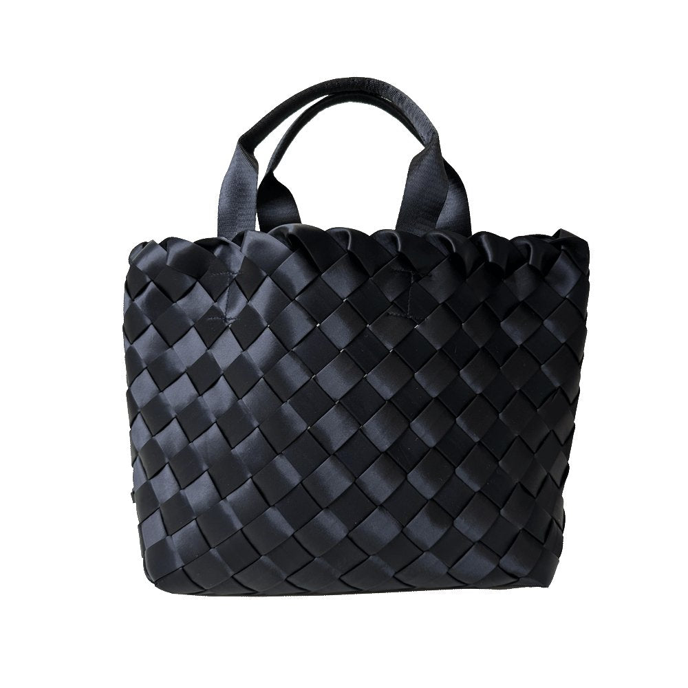 Layla Woven Satin Tote - Robbi & Angel