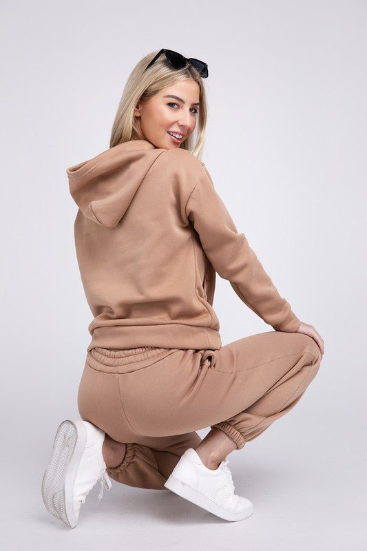 Drop Shoulder Hoodie & Pants - Robbi & Angel