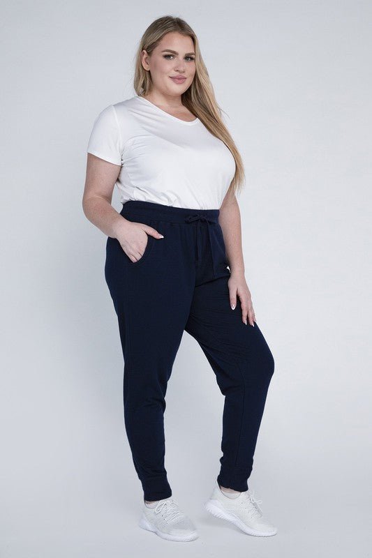 Plus-Size Jogger Pants - Robbi & Angel