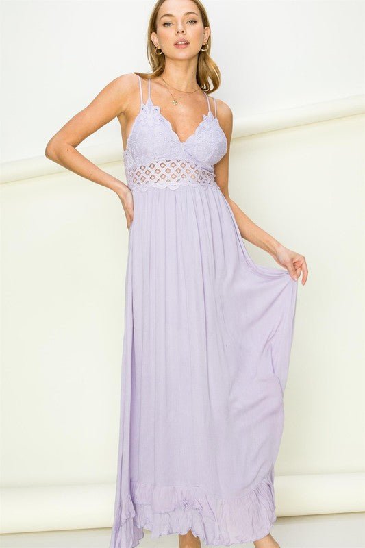 In Love Bustier Lace Maxi Dress - Robbi & Angel