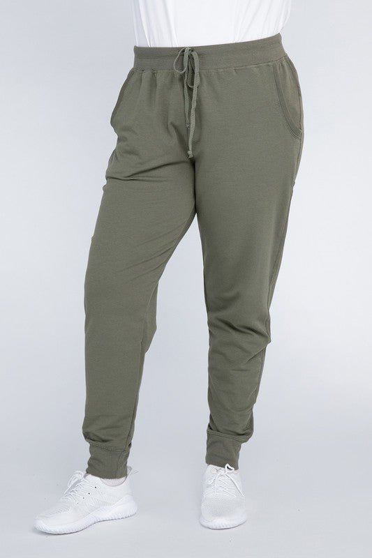 Plus-Size Jogger Pants - Robbi & Angel