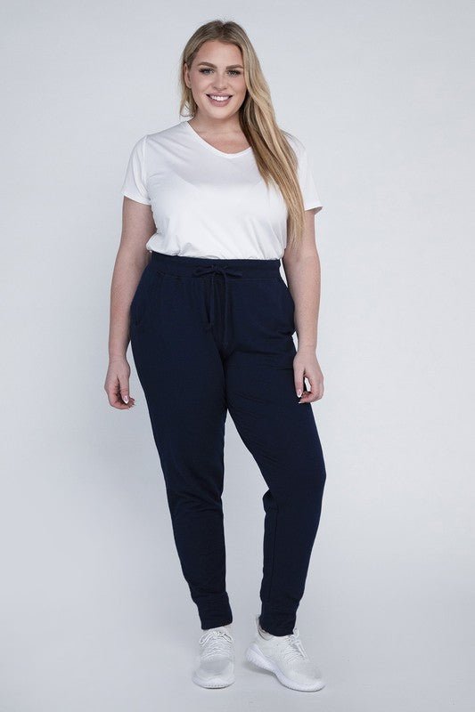 Plus-Size Jogger Pants - Robbi & Angel