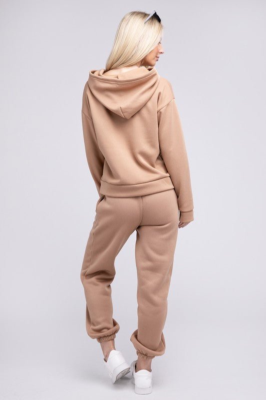 Drop Shoulder Hoodie & Pants - Robbi & Angel