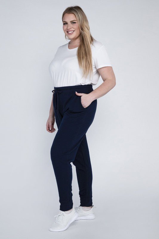 Plus-Size Jogger Pants - Robbi & Angel