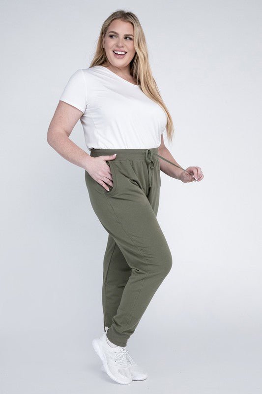 Plus-Size Jogger Pants - Robbi & Angel