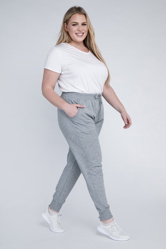 Plus-Size Jogger Pants - Robbi & Angel