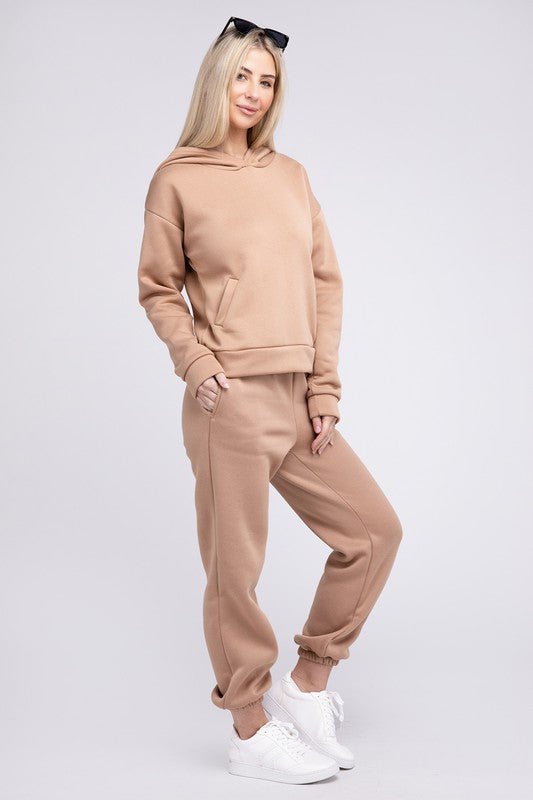 Drop Shoulder Hoodie & Pants - Robbi & Angel