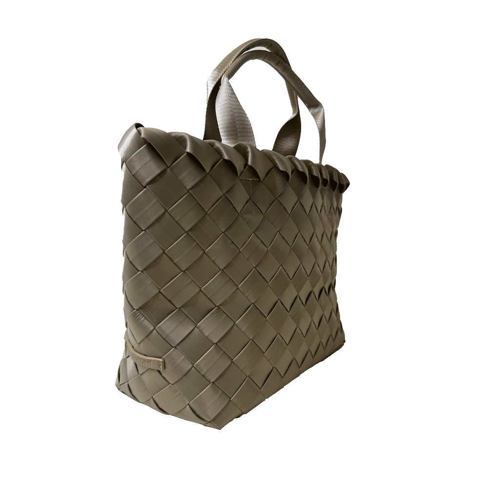 Layla Woven Satin Tote - Robbi & Angel